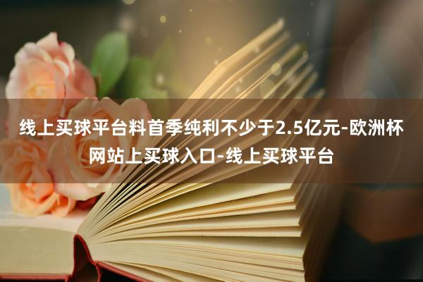 线上买球平台料首季纯利不少于2.5亿元-欧洲杯网站上买球入口-线上买球平台