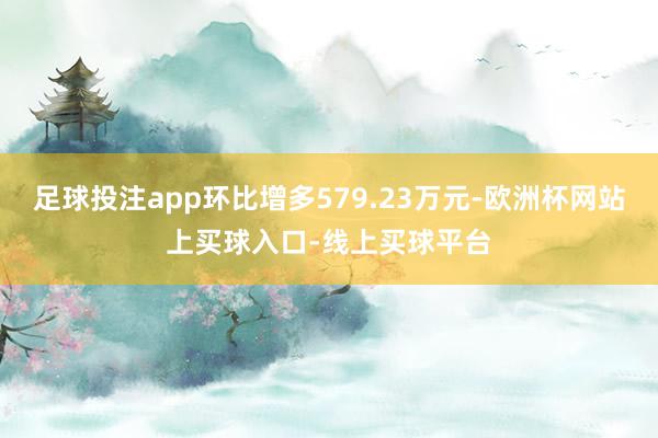 足球投注app环比增多579.23万元-欧洲杯网站上买球入口-线上买球平台