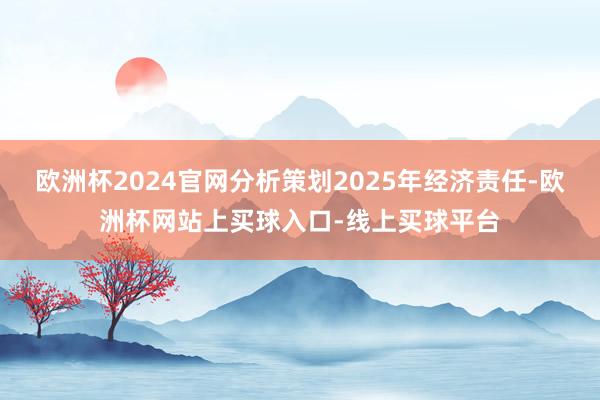 欧洲杯2024官网分析策划2025年经济责任-欧洲杯网站上买球入口-线上买球平台
