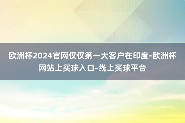 欧洲杯2024官网仅仅第一大客户在印度-欧洲杯网站上买球入口-线上买球平台