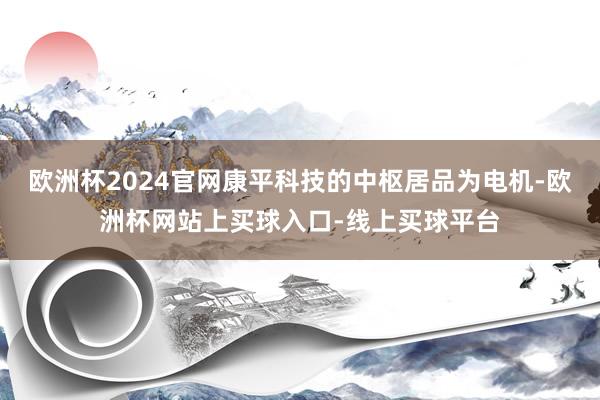 欧洲杯2024官网康平科技的中枢居品为电机-欧洲杯网站上买球入口-线上买球平台